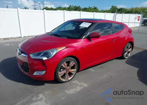 2013 Hyundai Veloster Base W/Black from USA, damaged, VIN KMHTC6AD5DU118466